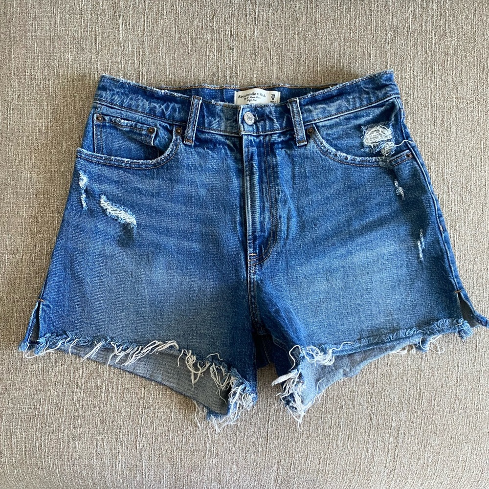 Abercrombie Denim Mom Shorts